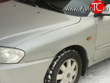 12 949 р. Переднее левое крыло Стандартное KIA Spectra (2000-2009) (Окрашенное)  с доставкой в г. Пермь