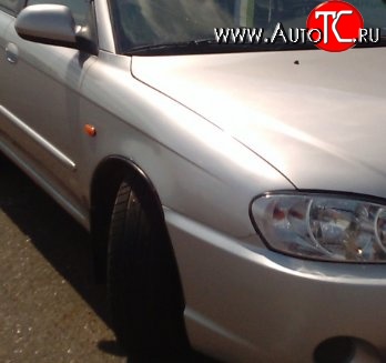 12 949 р. Переднее правое крыло Стандартное KIA Spectra (2000-2009) (Окрашенное)  с доставкой в г. Пермь