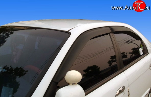 611 р. Дефлекторы окон (ветровики) Novline 4 шт KIA Spectra (2000-2009)  с доставкой в г. Пермь