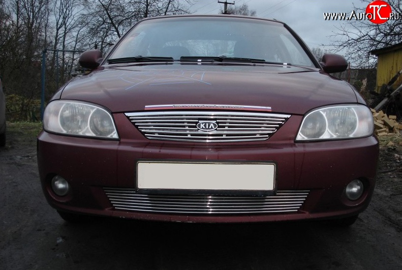 4 399 р. Декоративная вставка воздухозаборника (рестайлинг) Berkut KIA Spectra (2000-2009)  с доставкой в г. Пермь
