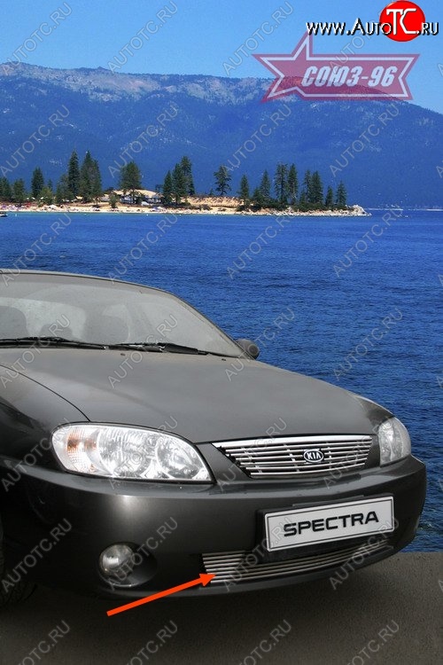 4 049 р. Декоративный элемент воздухозаборника Souz-96 (d10) KIA Spectra (2000-2009)  с доставкой в г. Пермь