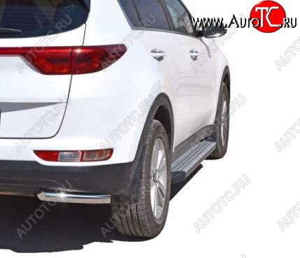 21 999 р. Порожки для ног Бумер (алюминий)  KIA Sportage  4 QL (2016-2018) дорестайлинг  с доставкой в г. Пермь