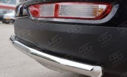 16 249 р. Защита заднего бампера (Ø42 мм, нержавейка) SLITKOFF  KIA Sportage  4 QL (2016-2018) дорестайлинг  с доставкой в г. Пермь. Увеличить фотографию 4