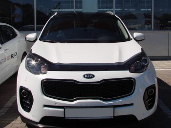 Дефлектор капота SIM KIA Sportage  4 QL (2016-2018) дорестайлинг