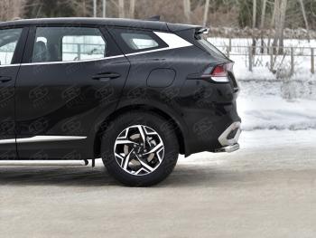 15 899 р. Защита заднего бампера (труба, d63) SLITKOFF  KIA Sportage  5 NQ5 (2021-2025)  с доставкой в г. Пермь. Увеличить фотографию 3