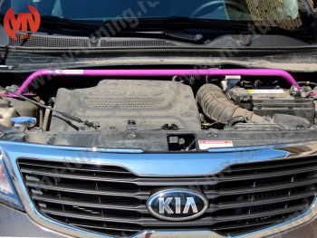 3 189 р. Растяжка (распорка) передних стоек MV-Tuning  KIA Sportage  3 SL (2010-2016) дорестайлинг, рестайлинг  с доставкой в г. Пермь. Увеличить фотографию 4