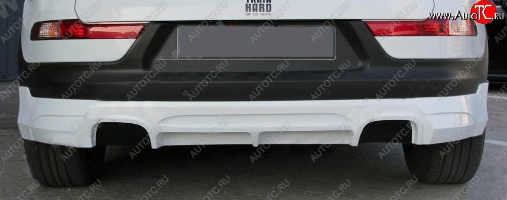 7 799 р. Накладка на задний бампер JSW Style  KIA Sportage  3 SL (2010-2016) дорестайлинг, рестайлинг (Неокрашенная)  с доставкой в г. Пермь