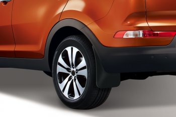 4 799 р. Брызговики задние Frosch (optimum, в коробке)  KIA Sportage  3 SL (2010-2016) дорестайлинг, рестайлинг (Задние)  с доставкой в г. Пермь. Увеличить фотографию 2