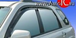 Дефлекторы окон (ветровики) Novline 4 шт KIA Sportage  2 JE,KM (2004-2008) дорестайлинг