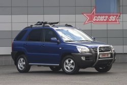 Защита переднего бампера Souz-96 (d60) KIA Sportage  2 JE,KM (2008-2010)  рестайлинг