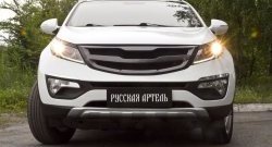 5 499 р. Диффузор переднего бампера RA  KIA Sportage  3 SL (2010-2014) дорестайлинг (Поверхность глянец (под окраску), Неокрашенная)  с доставкой в г. Пермь. Увеличить фотографию 3