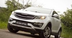 5 499 р. Диффузор переднего бампера RA  KIA Sportage  3 SL (2010-2014) дорестайлинг (Поверхность глянец (под окраску), Неокрашенная)  с доставкой в г. Пермь. Увеличить фотографию 4