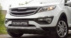 Диффузор переднего бампера RA KIA Sportage  3 SL (2010-2014) дорестайлинг