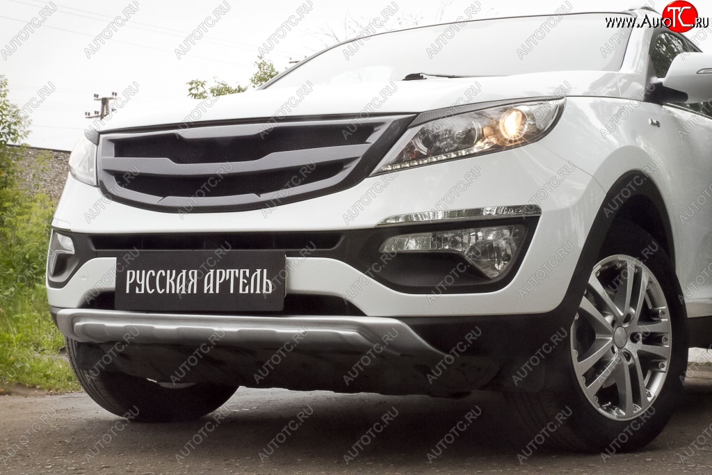 5 499 р. Диффузор переднего бампера RA  KIA Sportage  3 SL (2010-2014) дорестайлинг (Поверхность глянец (под окраску), Неокрашенная)  с доставкой в г. Пермь