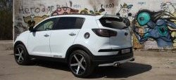5 399 р. Накладка на задний бампер Ixion Style  KIA Sportage  3 SL (2010-2016) дорестайлинг, рестайлинг (Неокрашенная)  с доставкой в г. Пермь. Увеличить фотографию 5