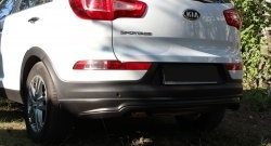 10 199 р. Накладка RA на задний бампер  KIA Sportage  3 SL (2010-2016) дорестайлинг, рестайлинг (Неокрашенная)  с доставкой в г. Пермь. Увеличить фотографию 3
