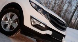 5 349 р. Решётка радиатора RA V2  KIA Sportage  3 SL (2010-2016) дорестайлинг, рестайлинг (С сеткой металлик, Неокрашенная)  с доставкой в г. Пермь. Увеличить фотографию 3