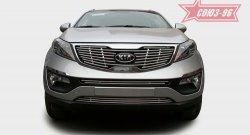 Декоративный элемент воздухозаборника Souz-96 (d10) KIA Sportage  3 SL (2010-2014) дорестайлинг