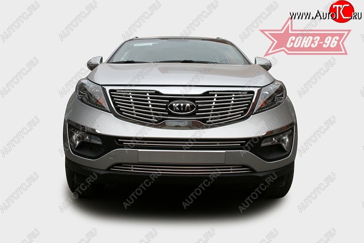 4 319 р. Декоративный элемент воздухозаборника Souz-96 (d10)  KIA Sportage  3 SL (2010-2014) дорестайлинг  с доставкой в г. Пермь