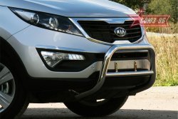 Защита переднего бампера Souz-96 (d60) KIA Sportage 3 SL дорестайлинг (2010-2014)