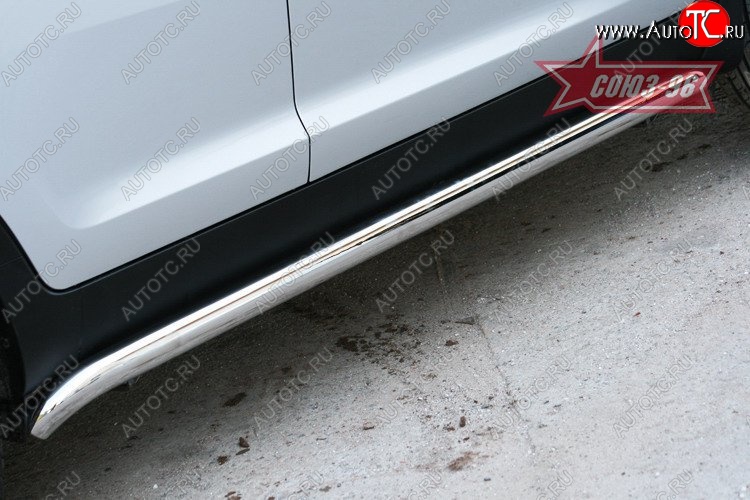 13 949 р. Защита порогов Souz-96 (d60)  KIA Sportage  3 SL (2010-2016) дорестайлинг, рестайлинг  с доставкой в г. Пермь