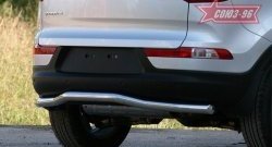 11 159 р. Защита заднего бампера Souz-96 (d60)  KIA Sportage  3 SL (2010-2016) дорестайлинг, рестайлинг  с доставкой в г. Пермь. Увеличить фотографию 3