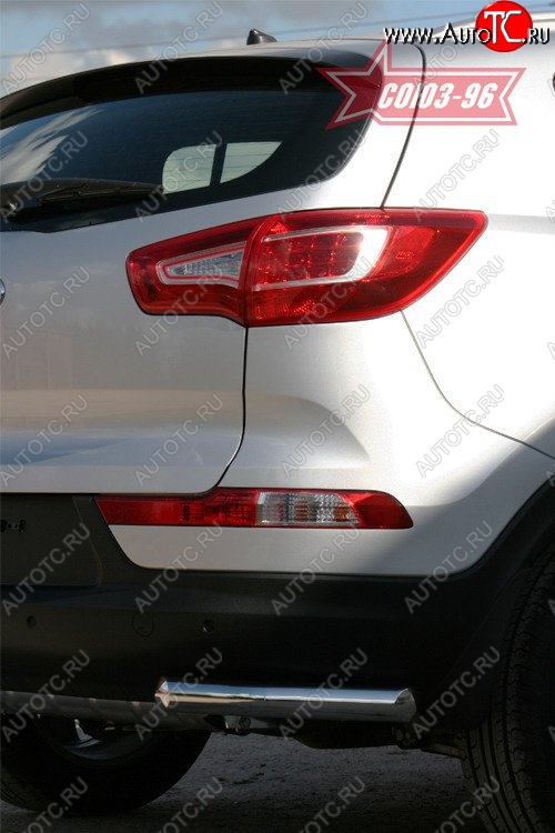 13 949 р. Защита заднего бампера из боковых уголков Souz-96 (d60)  KIA Sportage  3 SL (2010-2016) дорестайлинг, рестайлинг  с доставкой в г. Пермь
