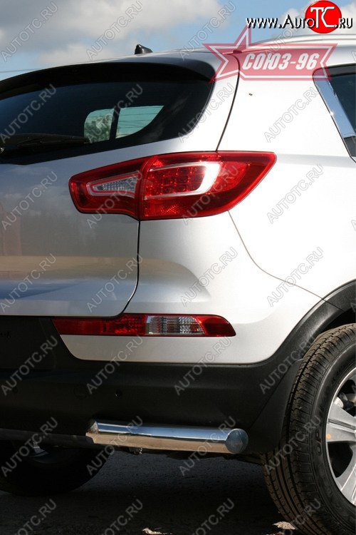 13 229 р. Защита заднего бампера из боковых уголков Souz-96 (d76)  KIA Sportage  3 SL (2010-2016) дорестайлинг, рестайлинг  с доставкой в г. Пермь
