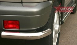 Защита задняя из боковых уголков Souz-96 (d60) KIA Sportage  1 JA (1993-2006)