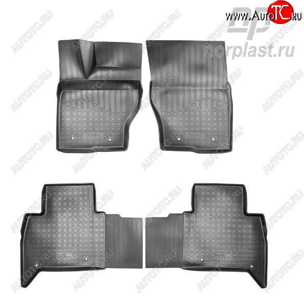 2 999 р. Коврики салонные Noplast Land Rover Discovery 5 L462 (2016-2025)  с доставкой в г. Пермь