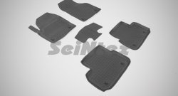 Износостойкие коврики в салон с высоким бортом SeiNtex Premium 4 шт. (резина) Land Rover Discovery Sport  L550 (2014-2019) дорестайлинг