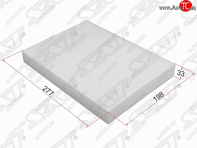 275 р. Фильтр салонный SAT (277х198х33 mm)  Land Rover Discovery Sport  L550 (2014-2019), Land Rover Freelander  L359 (2006-2012), Land Rover Range Rover Evoque  1 L538 (2011-2015), Volvo S60  FS седан (2010-2013), Volvo V70 (2008-2016), Volvo XC60 (2008-2022), Volvo XC70 (2007-2016)  с доставкой в г. Пермь