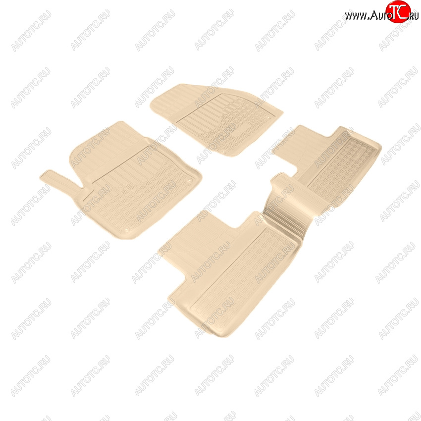 3 699 р. Коврики салона Norplast Unidec  Land Rover Range Rover Evoque  1 L538 (2011-2018) дорестайлинг 3 дв., дорестайлинг 5 дв., рестайлинг 3 дв., рестайлинг 5 дв. (Цвет: бежевый)  с доставкой в г. Пермь