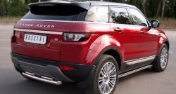 70 999 р. Защита порогов из круглой трубы диаметром 63 мм (Prestige u Pure) Russtal Land Rover Range Rover Evoque 1 L538 дорестайлинг 5 дв. (2011-2015) (Защита порогов с со скосами на торцах (вариант 1))  с доставкой в г. Пермь. Увеличить фотографию 4