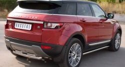 70 999 р. Защита порогов из круглой трубы диаметром 63 мм (Prestige u Pure) Russtal Land Rover Range Rover Evoque 1 L538 дорестайлинг 5 дв. (2011-2015) (Защита порогов с со скосами на торцах (вариант 1))  с доставкой в г. Пермь. Увеличить фотографию 8