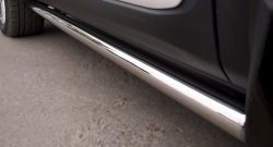 70 999 р. Защита порогов из круглой трубы диаметром 63 мм (Prestige u Pure) Russtal Land Rover Range Rover Evoque 1 L538 дорестайлинг 5 дв. (2011-2015) (Защита порогов с со скосами на торцах (вариант 1))  с доставкой в г. Пермь. Увеличить фотографию 10