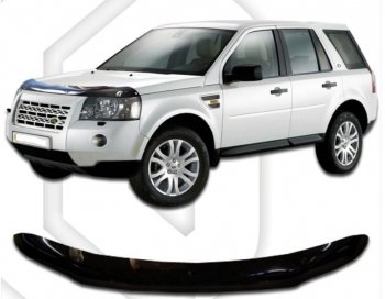 Дефлектор капота CA-Plastic Land Rover Freelander L359 дорестайлинг (2006-2010)