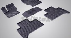 Износостойкие коврики в салон с рисунком Сетка SeiNtex Premium 4 шт. (резина) Land Rover Range Rover  4 L405 (2012-2017) дорестайлинг