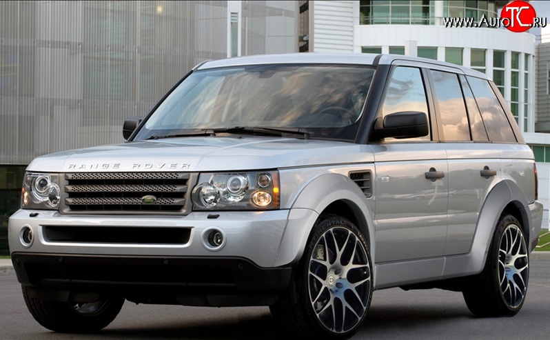 44 549 р. Комплект накладок на колёсные арки Arden Land Rover Range Rover Sport 1 L320 дорестайлинг (2005-2009) (Неокрашенные)  с доставкой в г. Пермь