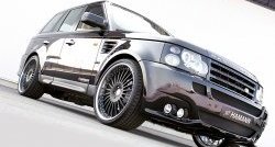 5 199 р. Пороги накладки HAMANN CONQUEROR I Land Rover Range Rover Sport 1 L320 дорестайлинг (2005-2009) (Неокрашенные)  с доставкой в г. Пермь. Увеличить фотографию 8