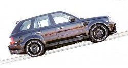5 199 р. Пороги накладки HAMANN CONQUEROR I Land Rover Range Rover Sport 1 L320 дорестайлинг (2005-2009) (Неокрашенные)  с доставкой в г. Пермь. Увеличить фотографию 10