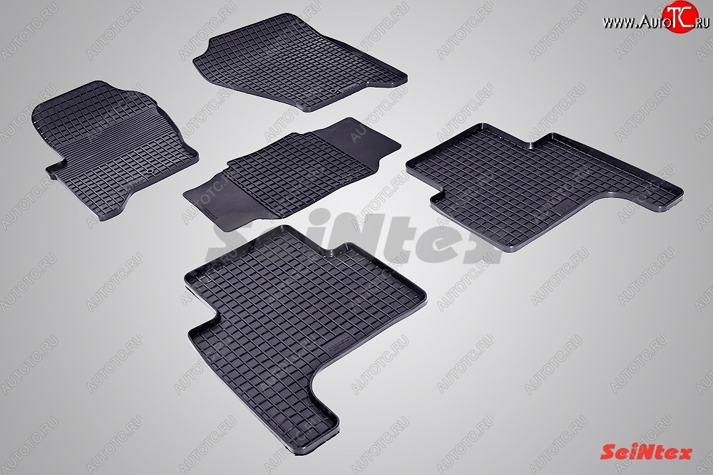 4 099 р. Износостойкие коврики в салон с рисунком Сетка SeiNtex Premium 4 шт. (резина)  Land Rover Range Rover Sport  1 L320 (2005-2013) дорестайлинг, рестайлинг  с доставкой в г. Пермь