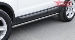 14 579 р. Защита порогов из овальной трубы Souz-96 (d75х42) Land Rover Range Rover Evoque 1 L538 дорестайлинг 5 дв. (2011-2015)  с доставкой в г. Пермь. Увеличить фотографию 2