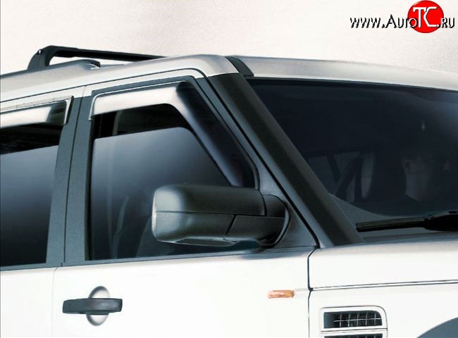 1 649 р. Комплект дефлекторов окон (рестайлинг) SkyLine Land Rover Range Rover 3 L322 дорестайлинг (2002-2006)  с доставкой в г. Пермь