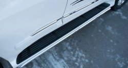 14 999 р. Защита порогов из круглой трубы диаметром 42 мм SLITKOFF Lexus GX460 J150 1-ый рестайлинг (2013-2019)  с доставкой в г. Пермь. Увеличить фотографию 4
