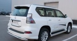 21 699 р. Защита заднего бампера (Ø63 и 42 мм, с углами, нержавейка) SLITKOFF  Lexus GX460  J150 (2013-2022) 1-ый рестайлинг, 2-ой рестайлинг  с доставкой в г. Пермь. Увеличить фотографию 2
