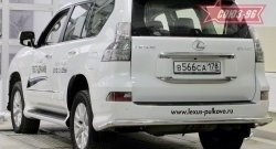 Защита заднего бампера с диаметром 60мм Souz-96 Lexus GX460  J150 (2013-2022) 1-ый рестайлинг, 2-ой рестайлинг