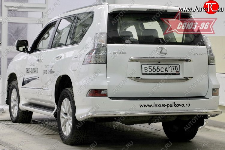 22 769 р. Защита заднего бампера с диаметром 60мм Souz-96  Lexus GX460  J150 (2013-2022) 1-ый рестайлинг, 2-ой рестайлинг  с доставкой в г. Пермь