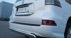 12 499 р. Защита заднего бампера (Ø75x42 мм, нержавейка) Russtal Lexus GX460 J150 1-ый рестайлинг (2013-2019)  с доставкой в г. Пермь. Увеличить фотографию 3
