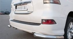 17 599 р. Защита заднего бампера (Ø76 мм уголки, нержавейка) SLITKOFF  Lexus GX460  J150 (2013-2022) 1-ый рестайлинг, 2-ой рестайлинг  с доставкой в г. Пермь. Увеличить фотографию 3
